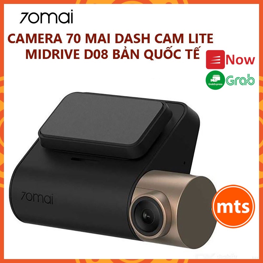 Camera hành trình ô tô 70MAI Dash Cam LITE D08 full HD kết nối app màn hình 2 inch bản quốc tế - Minh Tín SHop