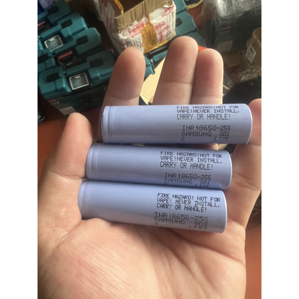Pin SamSung 25R date mới chính Hãng ~2500mah tháo khối.