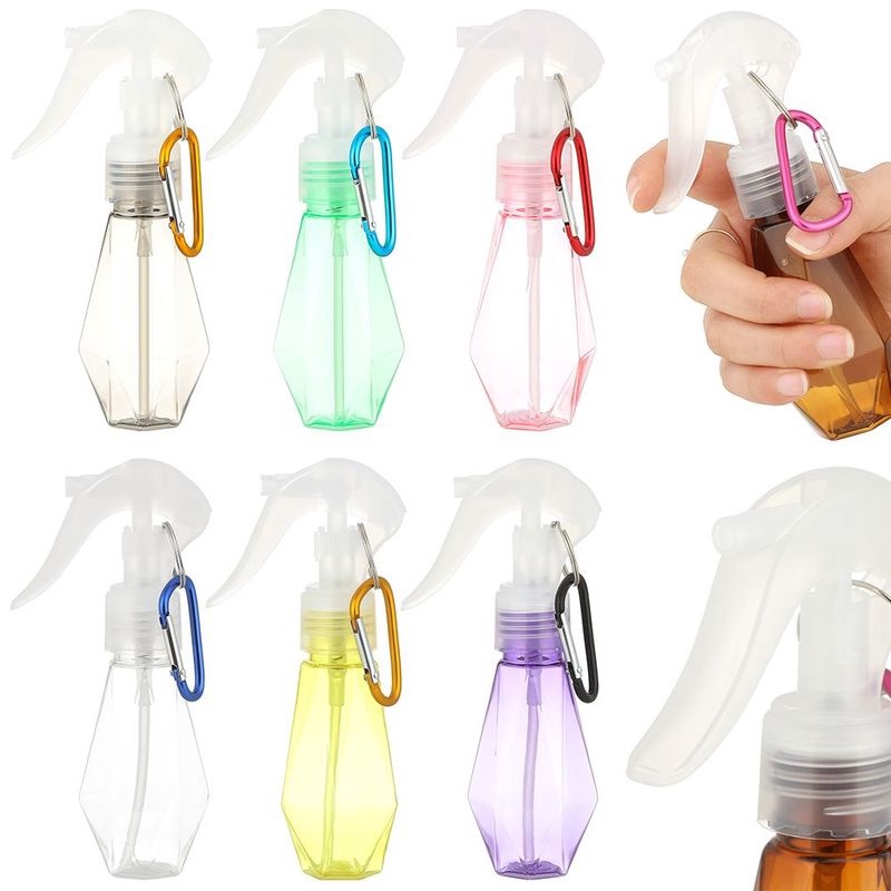 Bình Xịt Rỗng 60ML Hình Kim Cương Mini Có Móc Treo Tiện Dụng Mang Theo Du Lịch Dã Ngoại