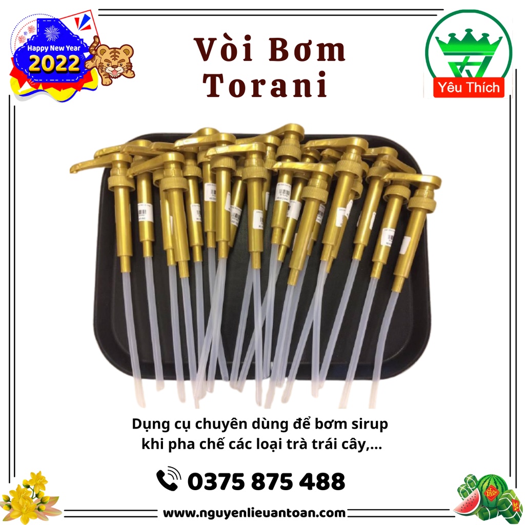 Vòi Bơm Siro Torani Nhựa Cao Cấp