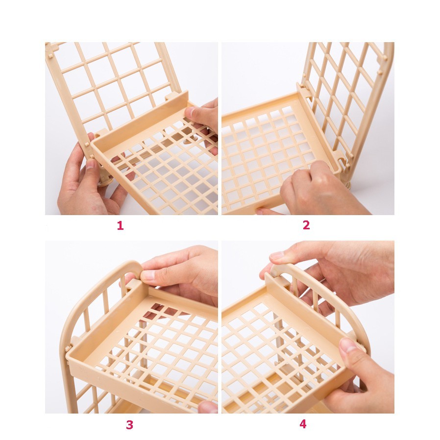Kệ Mini 2 Tầng Để Vật Dụng Cá Nhân Tiết Kiệm Không Gian