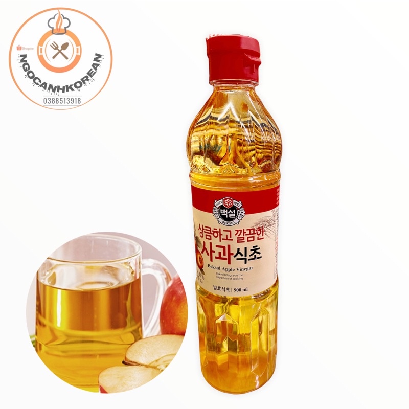 &lt;HOT&gt; Dấm táo Hàn Quốc Beksul CJ 1,2L