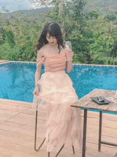 Set đầm nude ảnh thật tự chụp