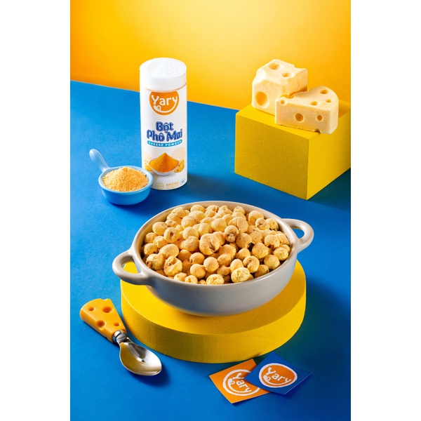 Bột Phô Mai Lắc Khoai Tây YARY 1kg Phomai Bột Vị Thơm Ngon Bổ Dưỡng ( Mua 2 KG tặng 1 Gói Bột Chiên Gà Giòn)