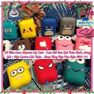 Ốp bảo vệ tai nghe Airpod 1,2,i12 Nhiều Hình Dễ Thương - Ốp Đựng Tai Nghe bluetooth airpods