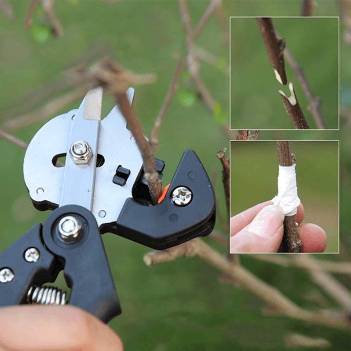 Kéo Chiết Ghép Cành Cây Đa Năng Tặng kèm thêm 2 lưỡi thay Kéo Cắt, Ghép,Tỉa Cây, Chiết Cành