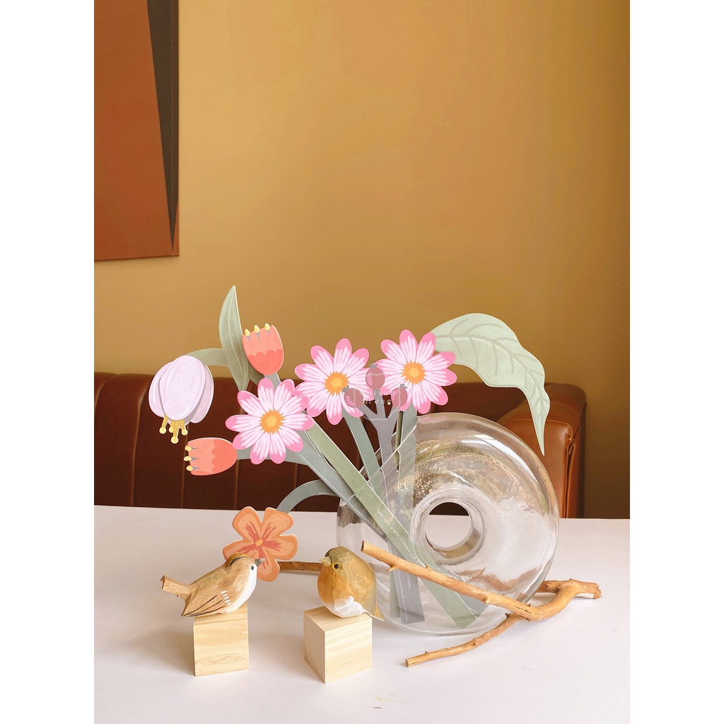 Hoa Giấy Paper Hana Cành Lẻ Maison Meng