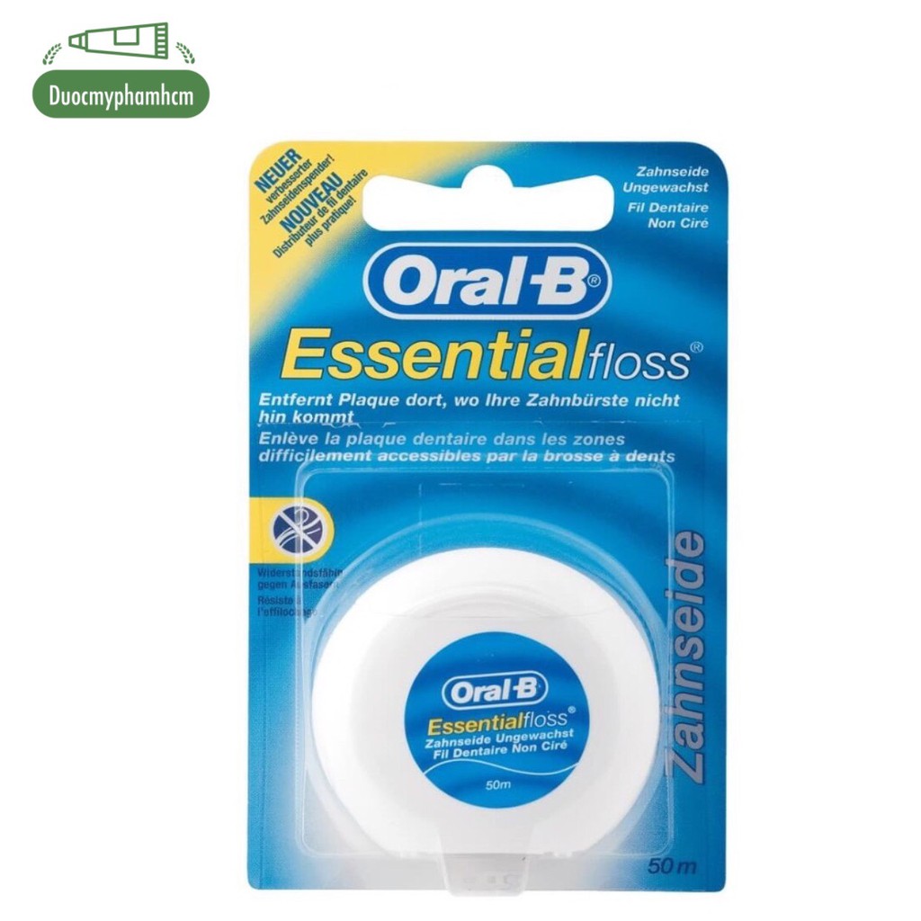 Chỉ Nha Khoa Cao Cấp Nhập UK Oral-B Essential Floss 50m