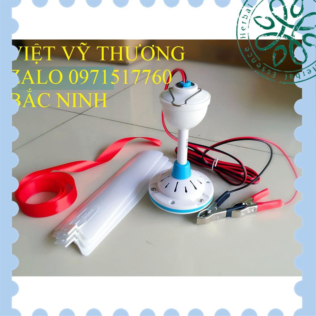 Quạt màn ,quạt trần mini kẹp Bình 12V（hoặc 24V) sải cánh đường kính 50cm pin 18650