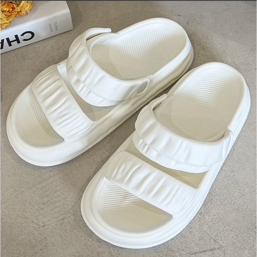 Sandal nữ, SANDAL QUAI NHÚN, sandal đi học cao cấp sẵn hàng