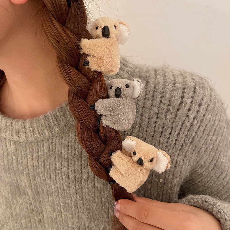 [Magpie] Kẹp Tóc Ba Chiều Hình Gấu koala Nhồi Bông Nhỏ Nhắn Thời Trang Thu Đông Phong Cách ins Nhật Bản Và Hàn Quốc Dành Cho Bạn Nữ