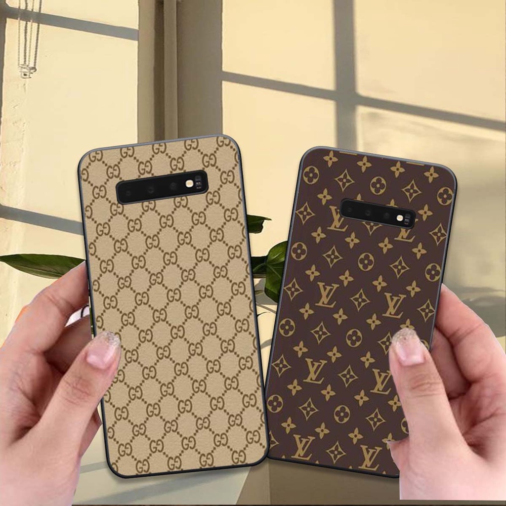 Ốp lưng điện thoại Samsung S10 / S10 5G / S10 PLUS / S10+ in hình thương hiệu LV, GUCI, NIKE và adidas
