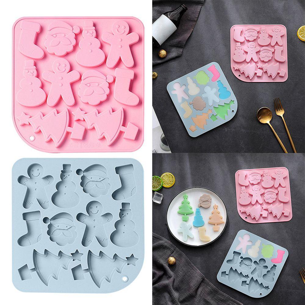 PINEVN Khuôn Silicone Làm Bánh Tạo Hình Chủ Đề Giáng Sinh