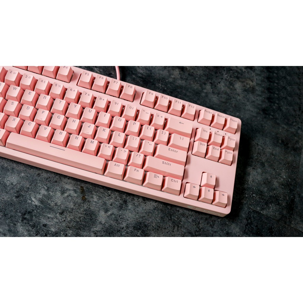 Bàn phím cơ E-Dra EK387 Dream Pink  - Bảo hành 24 tháng chính hãng