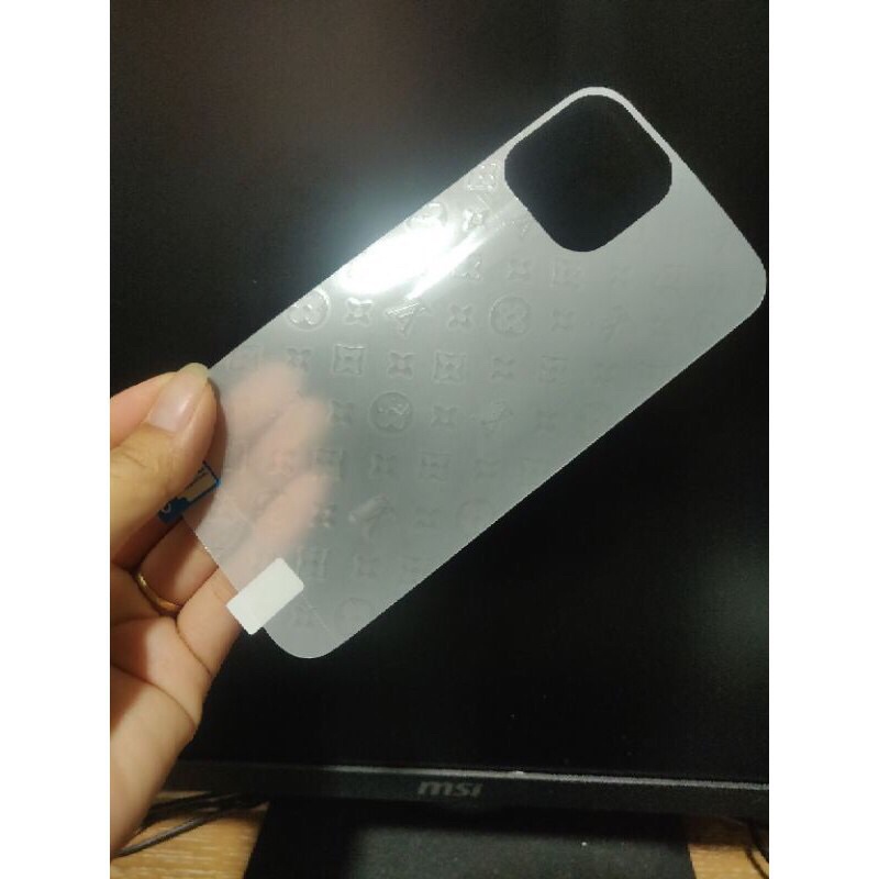 Miếng dán dẻo PPF lưng trong hinh họa tiết LV GC VERSACE iPhone 7 8 / PLUS / X XS XR 11 12 13 MINI  / PRO / MAX siêu đẹp