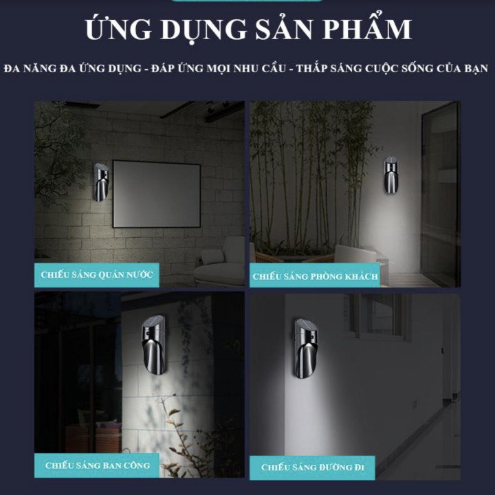 Đèn LED cảm ứng sử dụng năng lượng mặt trời không tốn điện