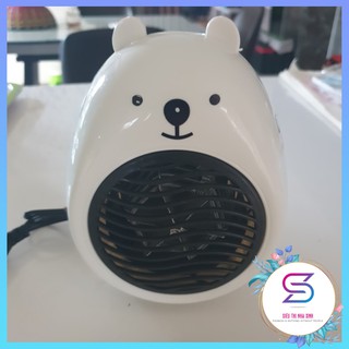 Quạt Sưởi Mini Hoạt Hình Đa Năng 💎FreeShip💎 Máy Sưởi Để Bàn Tiện Lợi Siêu Dễ Thương