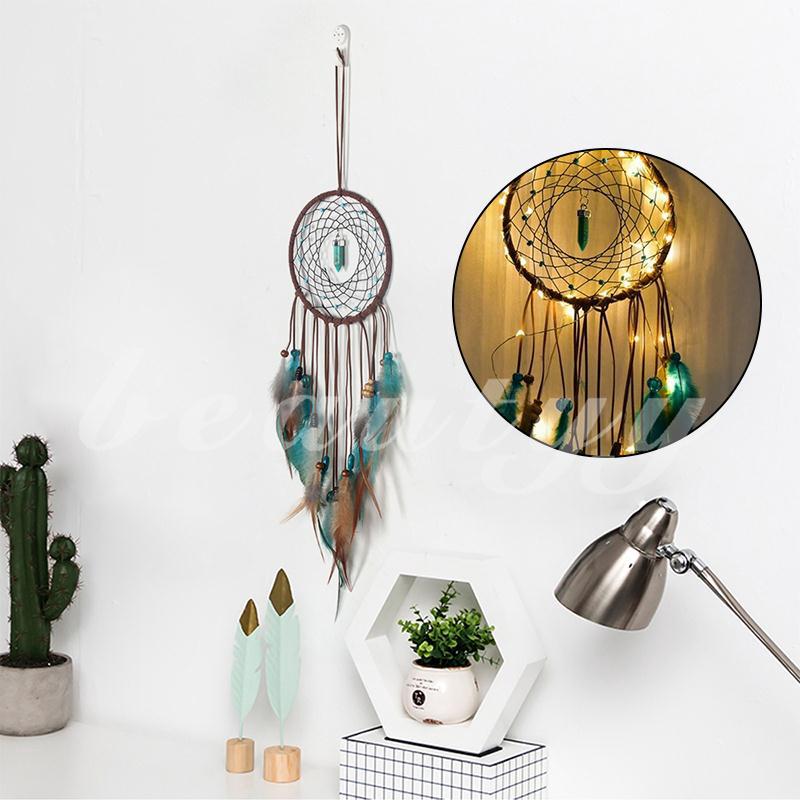 Chuông gió Dreamcatcher gắn đèn LED