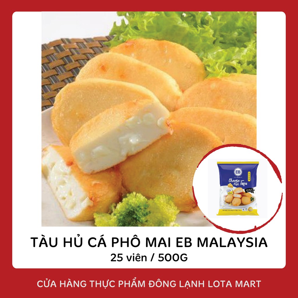 Tàu Hủ Phô Mai Tươi EB - Đậu Hủ Phô Mai EB - Viên Thả Lẩu Malaysia Cao Cấp | BigBuy360 - bigbuy360.vn