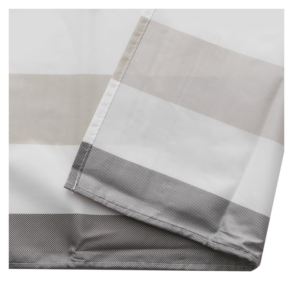 HomeBase MOYA Rèm tắm bằng Polyester ACS14082 W180xD0.1xH180 Cm màu trắng