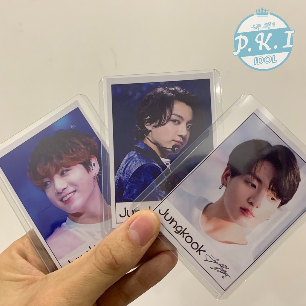 Siêu Phẩm 9 Lomo Card JungKook BTS Tặng Kèm Luôn 9 Toploader B8