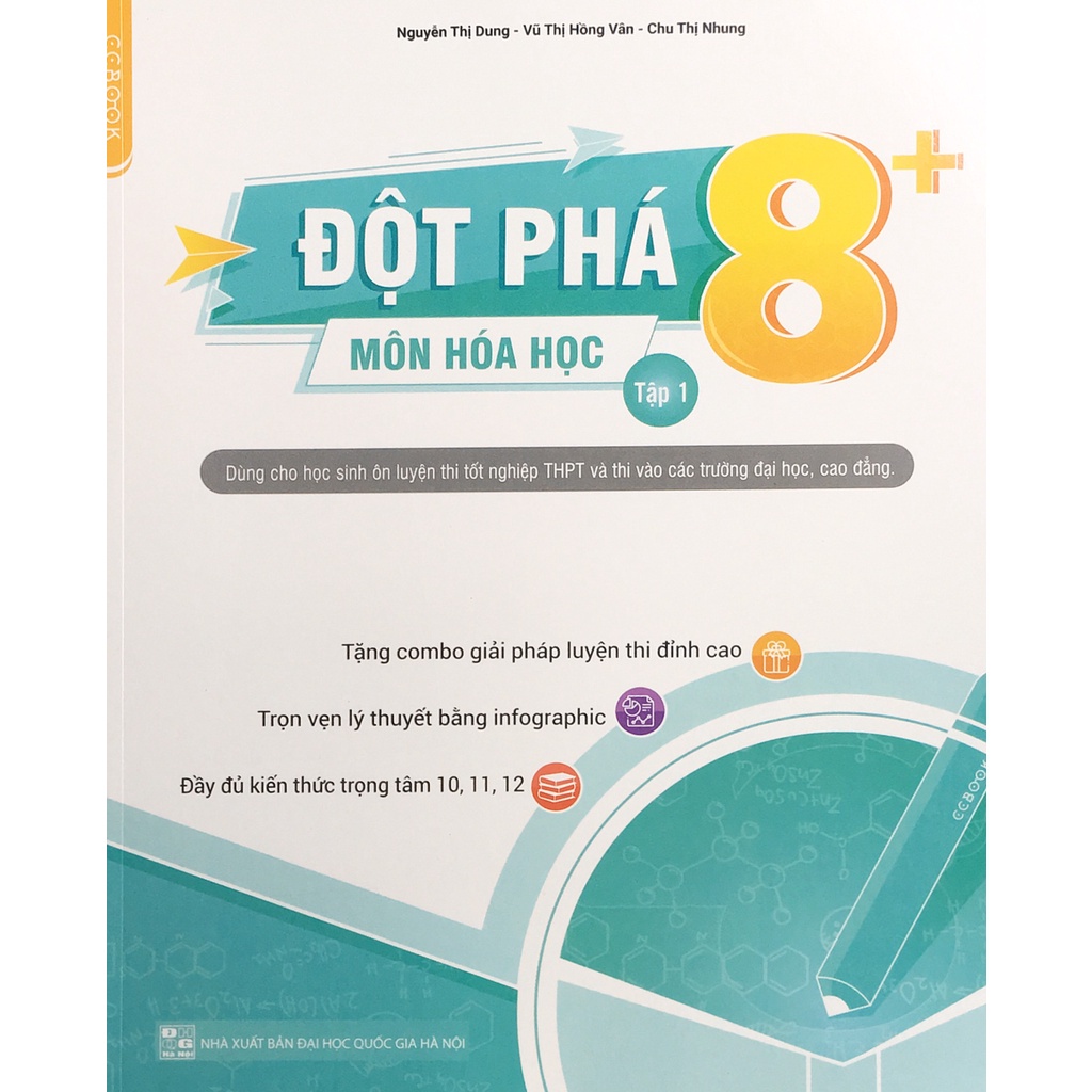 Sách - Đột phá 8+ Môn Hóa học tập 1