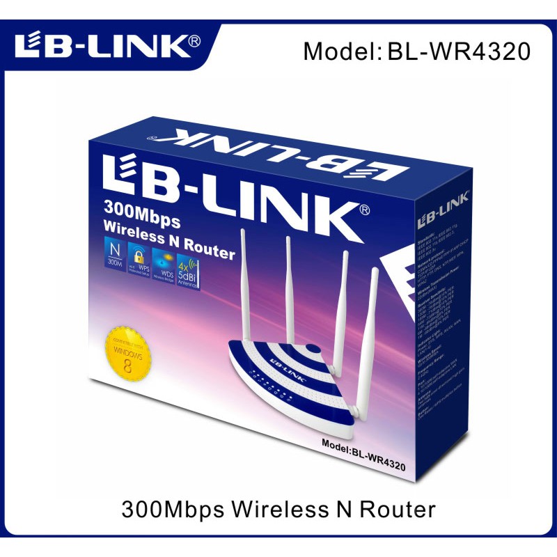 Bộ phát router wifi LB-LINK BL-WR4320 Chính hãng - Bảo hành 24 tháng!!!