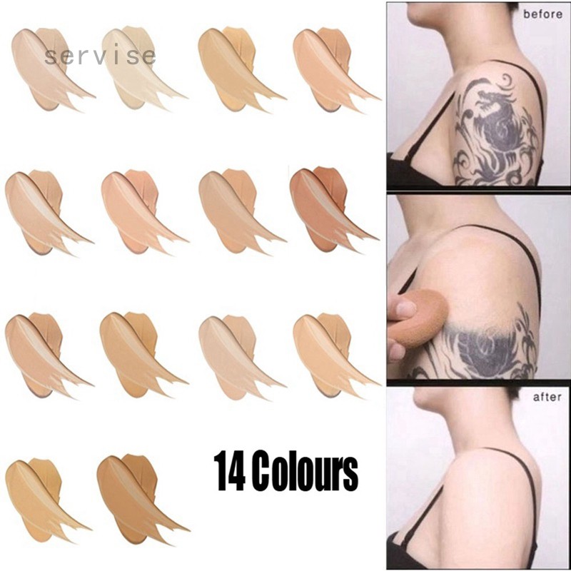 Kem nền che khuyết điểm xóa hình xăm sẹo 30g chính hãng