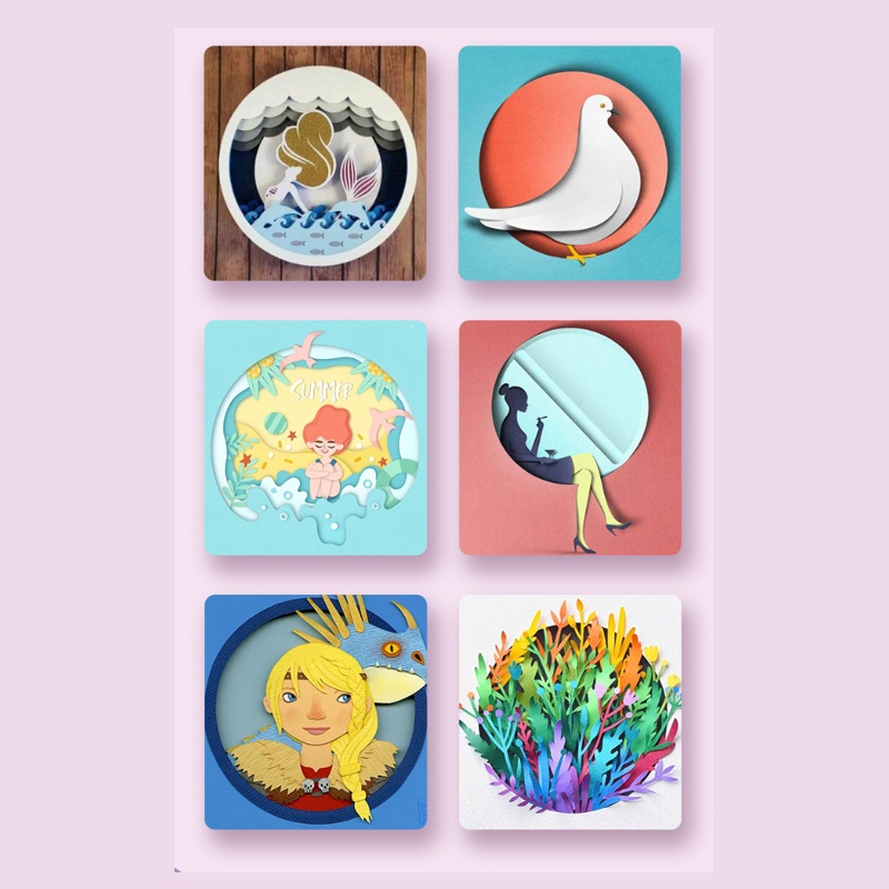 Bộ Dụng Cụ Cắt Giấy Với 3 Lưỡi Dao Tròn Và Thẻ Giấy Dành Cho Trẻ Em DIY