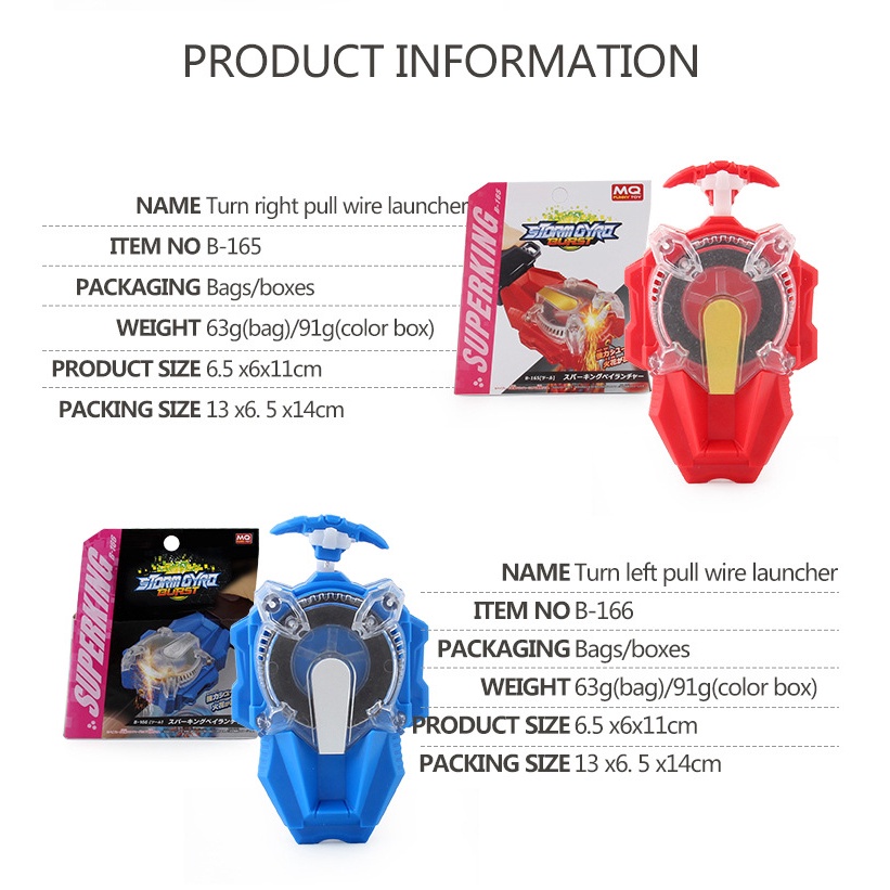 Đồ Chơi Con Quay Beyblade Burst B-165 / B-166 Chất Lượng Cao