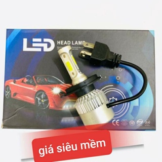 ĐÈN PHA LED C6 3 TIM LED H4 (GIÁ 1 BÓNG)