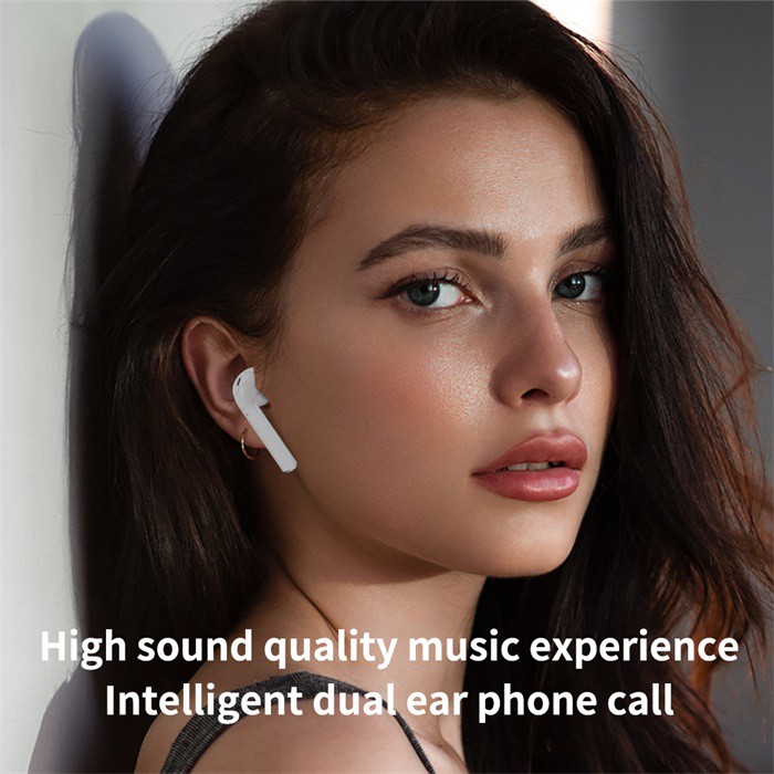 Tai Nghe Bluetooth Nhét Trong ko dây KIVEE TW02C Mini TWS Bluetooth 5.0 tương thích cho ĐT Android ip