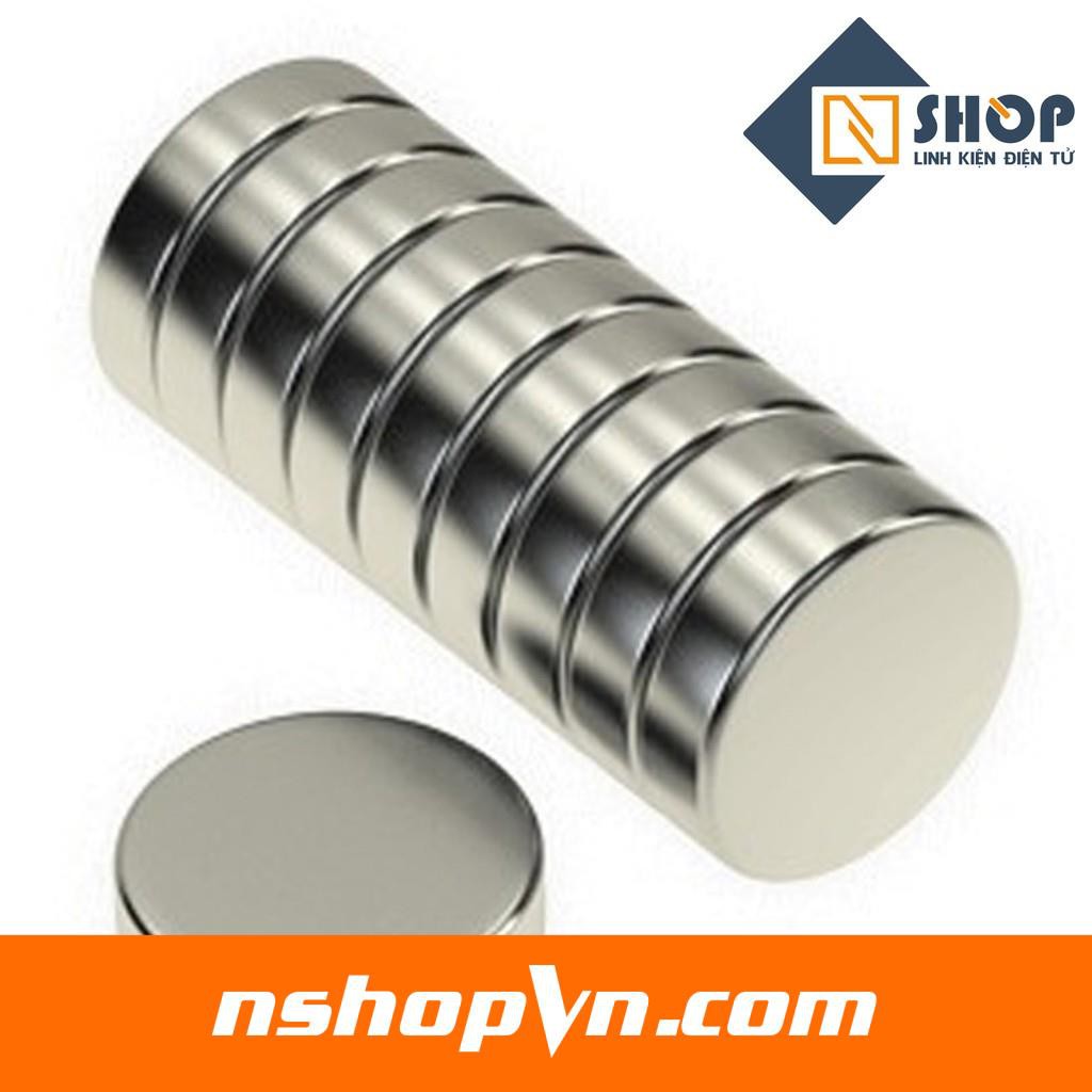 Nam châm đất hiếm 10x3mm, 12x3mm, 8x5mm