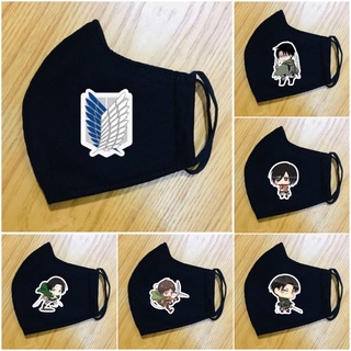 Khẩu trang Attack on titan nhiều mẫu chọn/khẩu trang chống bụi anime Attack on titan