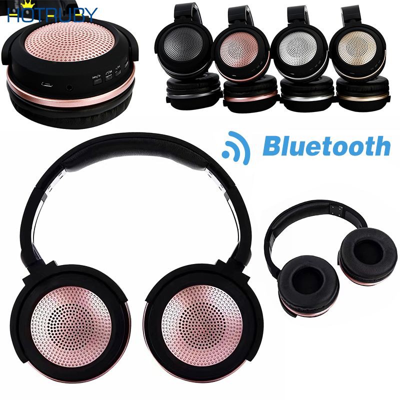 【In stock】 Rechargeable Bluetooth 4.2 Wireless Foldable Stereo Headset Sports Headphone 【HT】