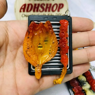 Mô hình đồ ăn khay đồ nướng