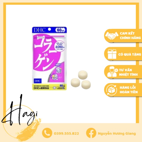 Viên uống Collagen DHC 60 ngày 360 viên Nhật Bản