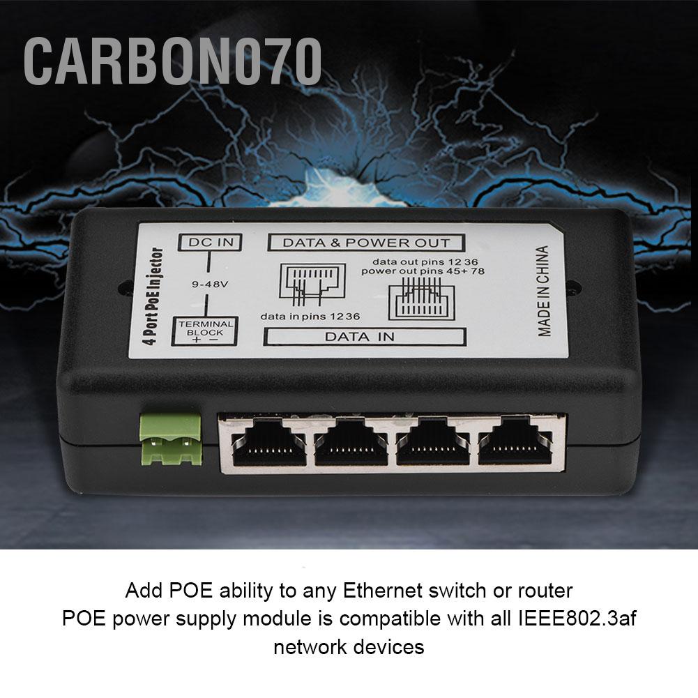 🌟Hàng HOT Bộ nguồn POE 4/8 cổng tiện lợi Mô-đun Ethernet đầu vào cho camera IP 802.3af
