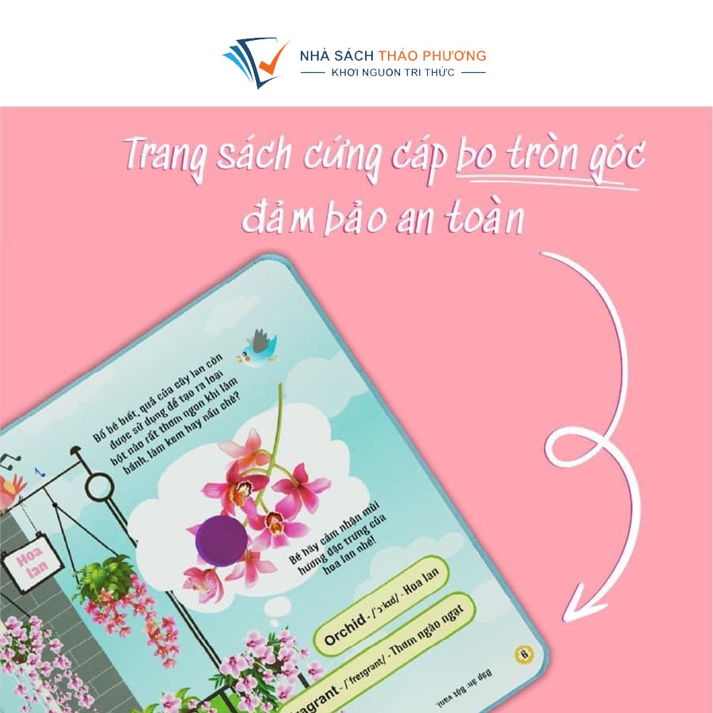 Sách - Mùi hương hoa và trái cây tương tác độc đáo kèm audio đọc sách (Bìa cứng)