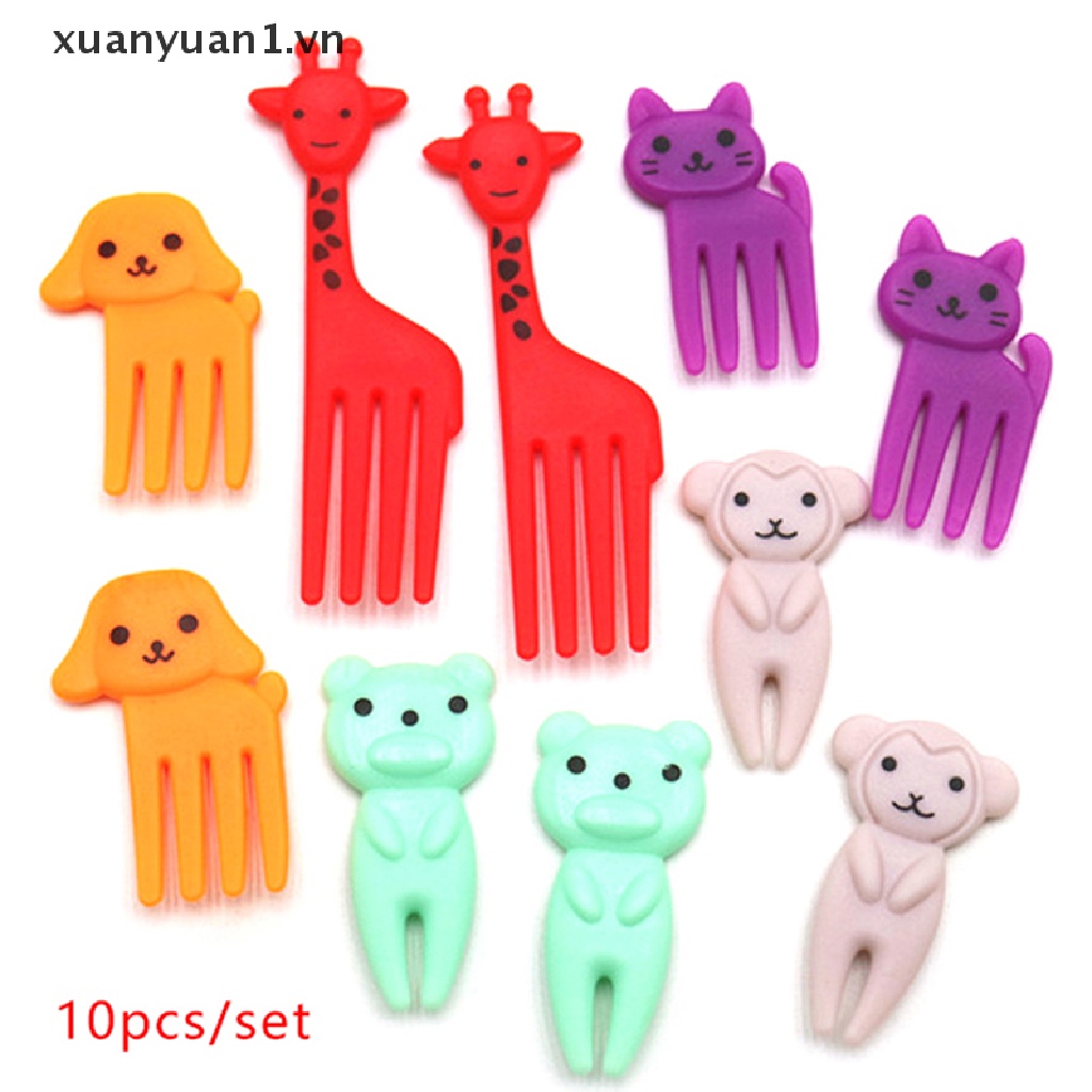 Nĩa Ăn Trái Cây Tráng Miệng Hình Động Vật Dễ Thương