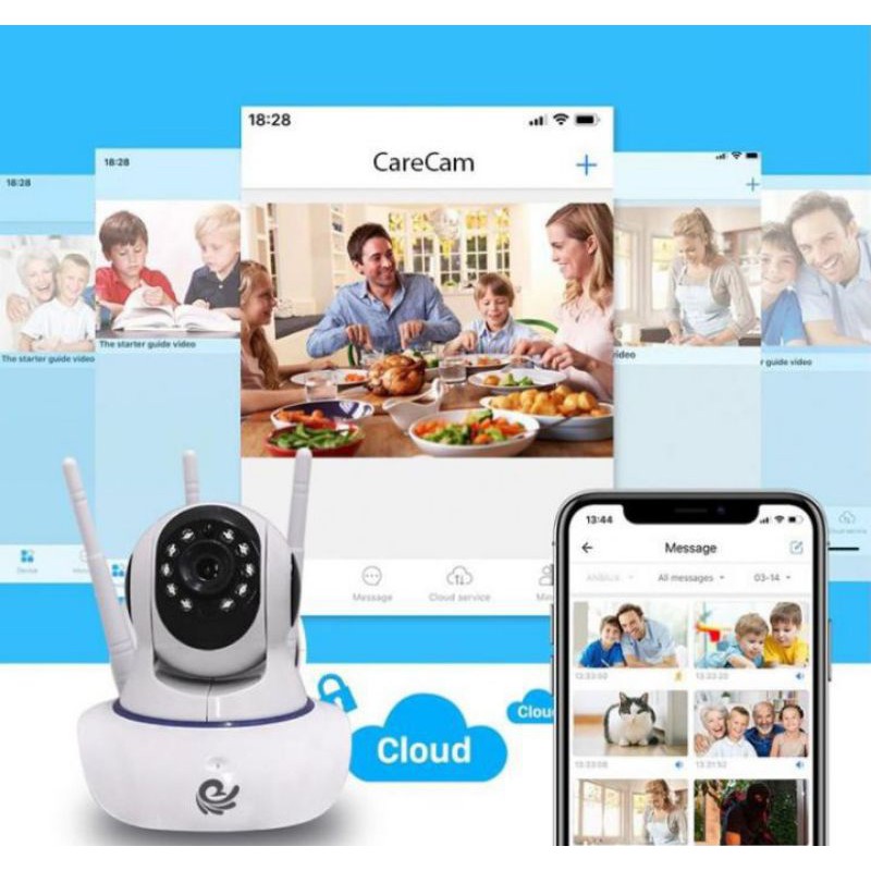 BỘ KAMERA AN NINH WFI XOAY 360 ĐỘ HÀNG CHÍNH HÃNG