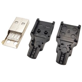[HCM] Đầu USB A Đực 4P kèm vỏ