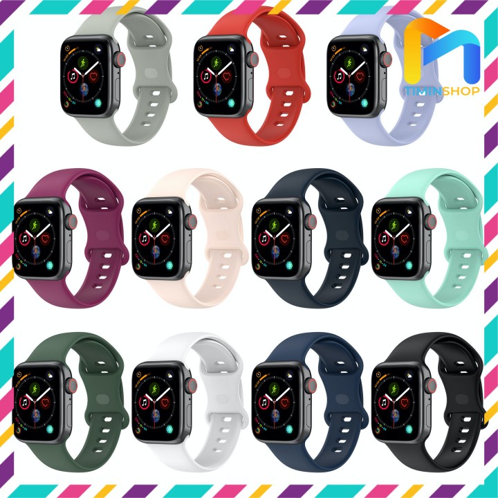 Dây Apple Watch series 7/ 6/ 5/ 4/ 3/ SE - Chất TPU