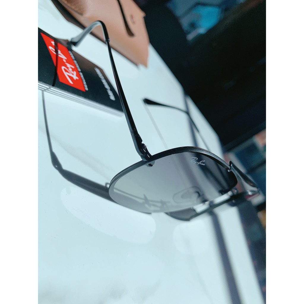 Kính mát chính hãng Rayban Model RB3583N-153-11-58 New BLAZE giấu gọng cực sang chảnh cho cả nam & nữ