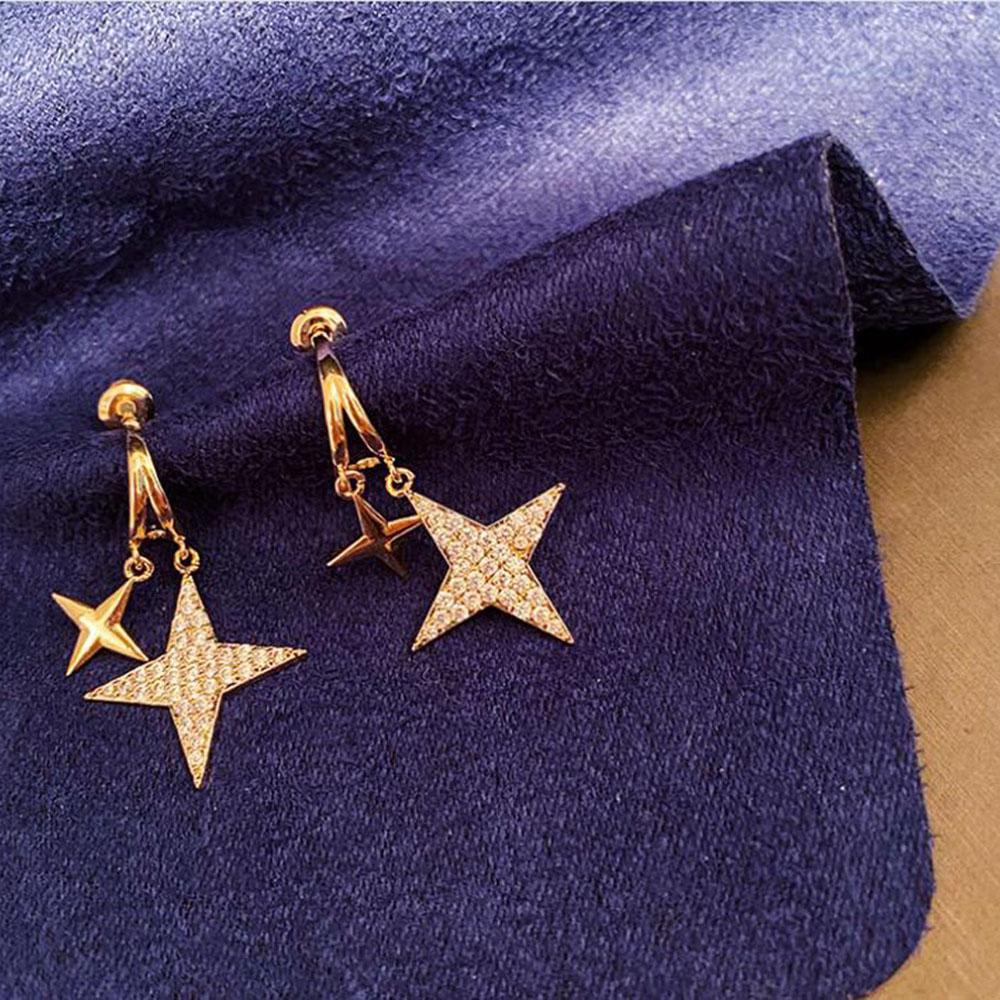 JARRED Bông Tai Ngôi Sao Sang Trọng Thời Trang