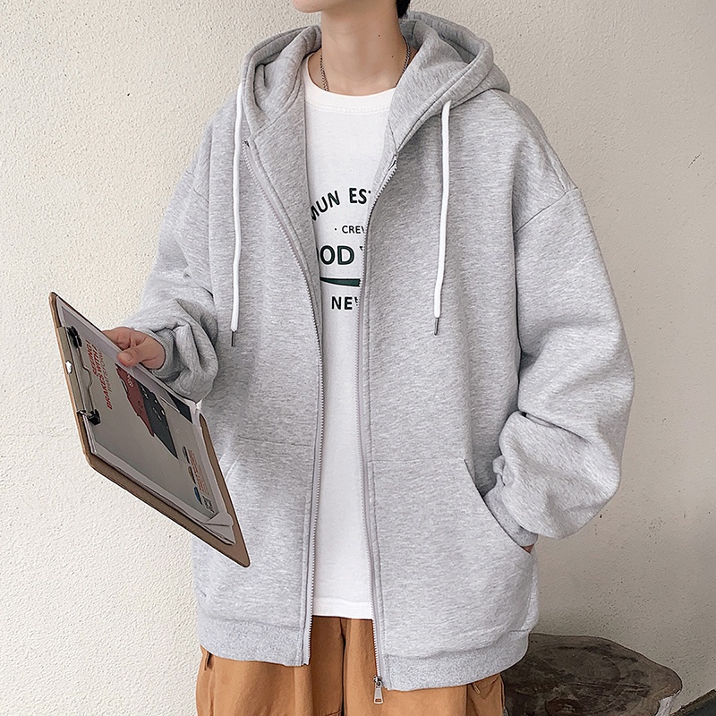 Áo khoác cardigan IFNICEFUTURE dáng rộng phong cách Hong Kong có mũ đội đầu cá tính - HÀNG MỚI VỀ
