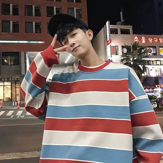 Áo sweater sọc mẫu mới cực xinh 💛❤️💙