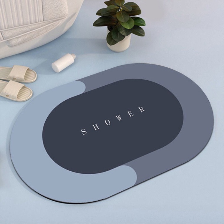 Thảm Hút Nước Siêu Thấm Thảm Lau Chân Siêu Mềm Siêu Dày, Siêu Thấm Nước Chất Liệu Chống Trượt