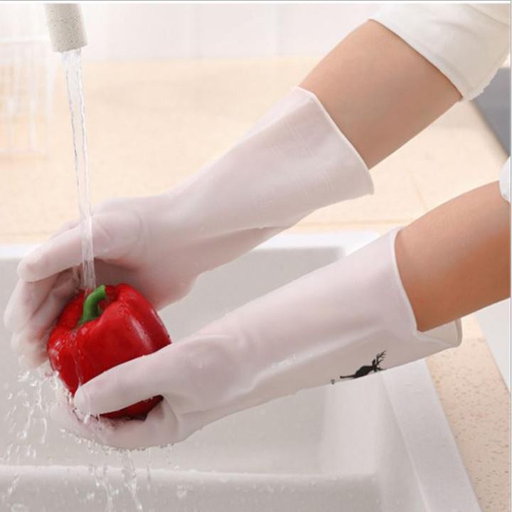 GĂNG TAY CAO SU LÓT NỈ SIÊU DAI, GĂNG TAY CAO SU DÀI, GĂNG TAY CAO SU CON HƯƠU, GĂNG TAY CAO SU RỬA BÁT