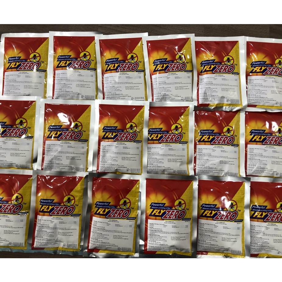 Combo 5 gói thuốc diệt ruồi FLY ZERO, Thu hút mạnh - Diệt ruồi nhanh, Hàng nhập khẩu Hàn Quốc